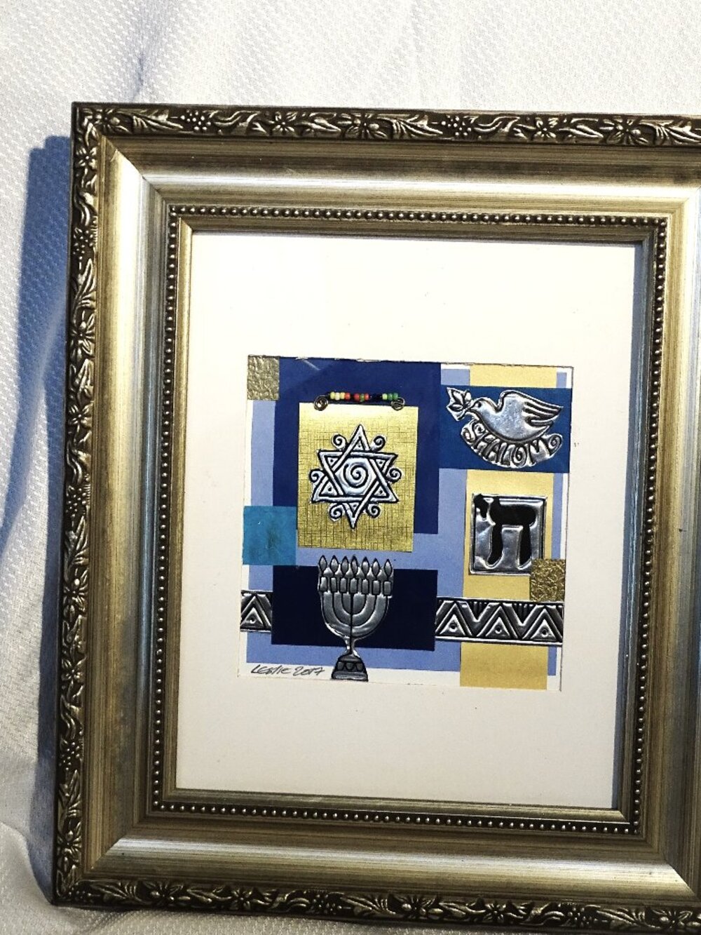 Judaica Framed Art - Bring Peace to the World 2017